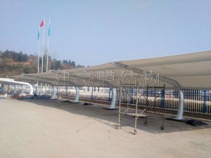 黃岡油庫膜結(jié)構(gòu)車棚